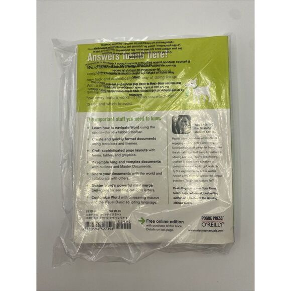 Missing Manual Ser.: Word 2007: the Missing Manual : The Missing Manual by Chris - Picture 3 of 4